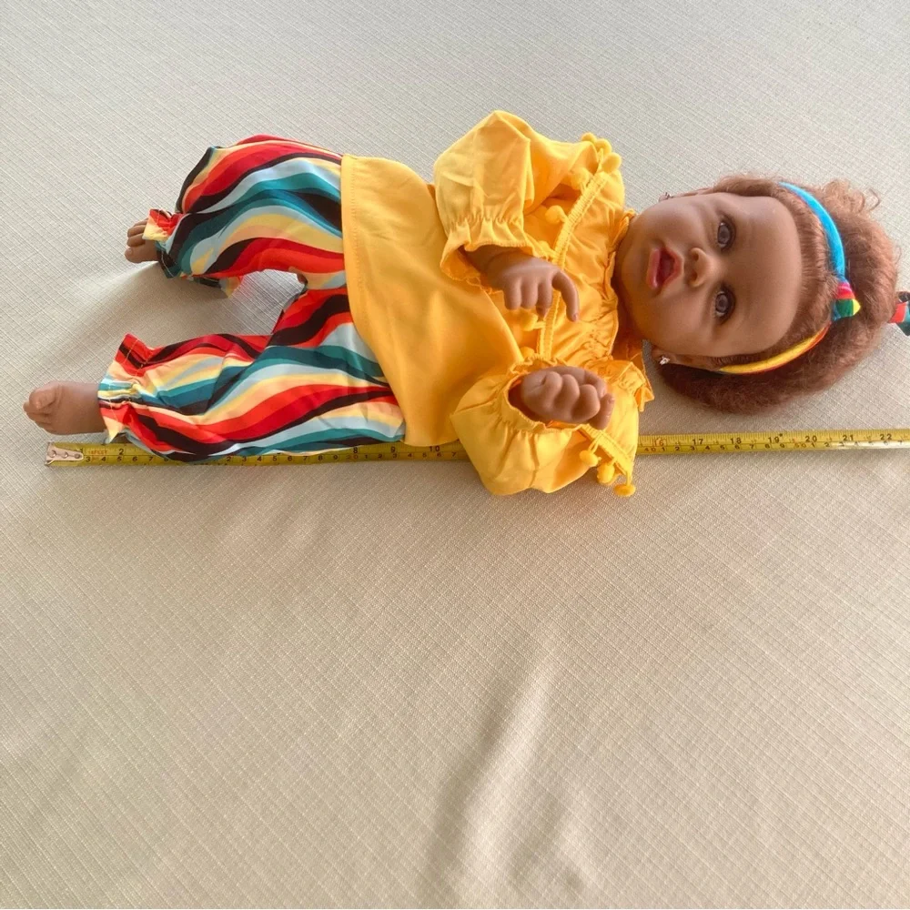 Reborn African American baby girl doll